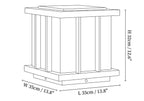 Modern Cube Solar Outdoor Light