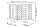 Modern Cube Solar Outdoor Light
