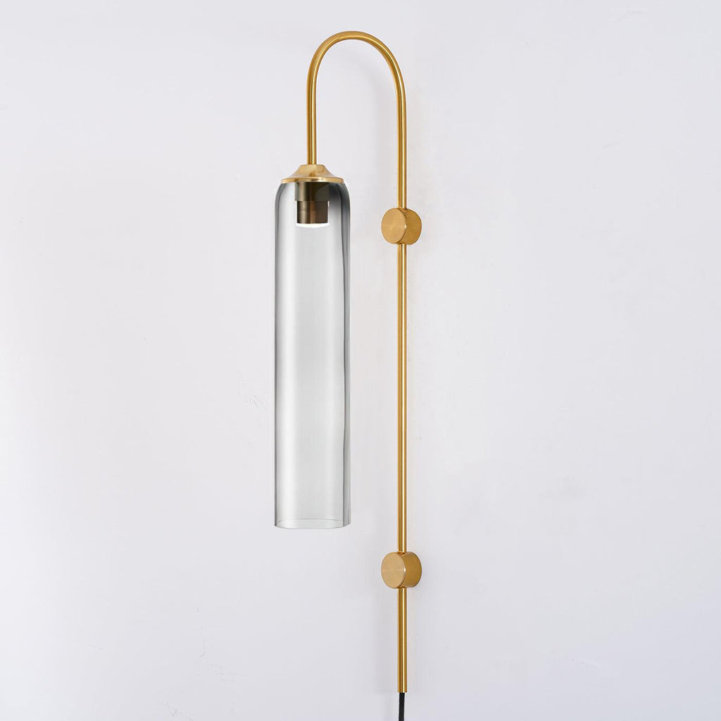 Modern Glass Plug-In Wall Lamp