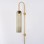 Modern Glass Plug-In Wall Lamp