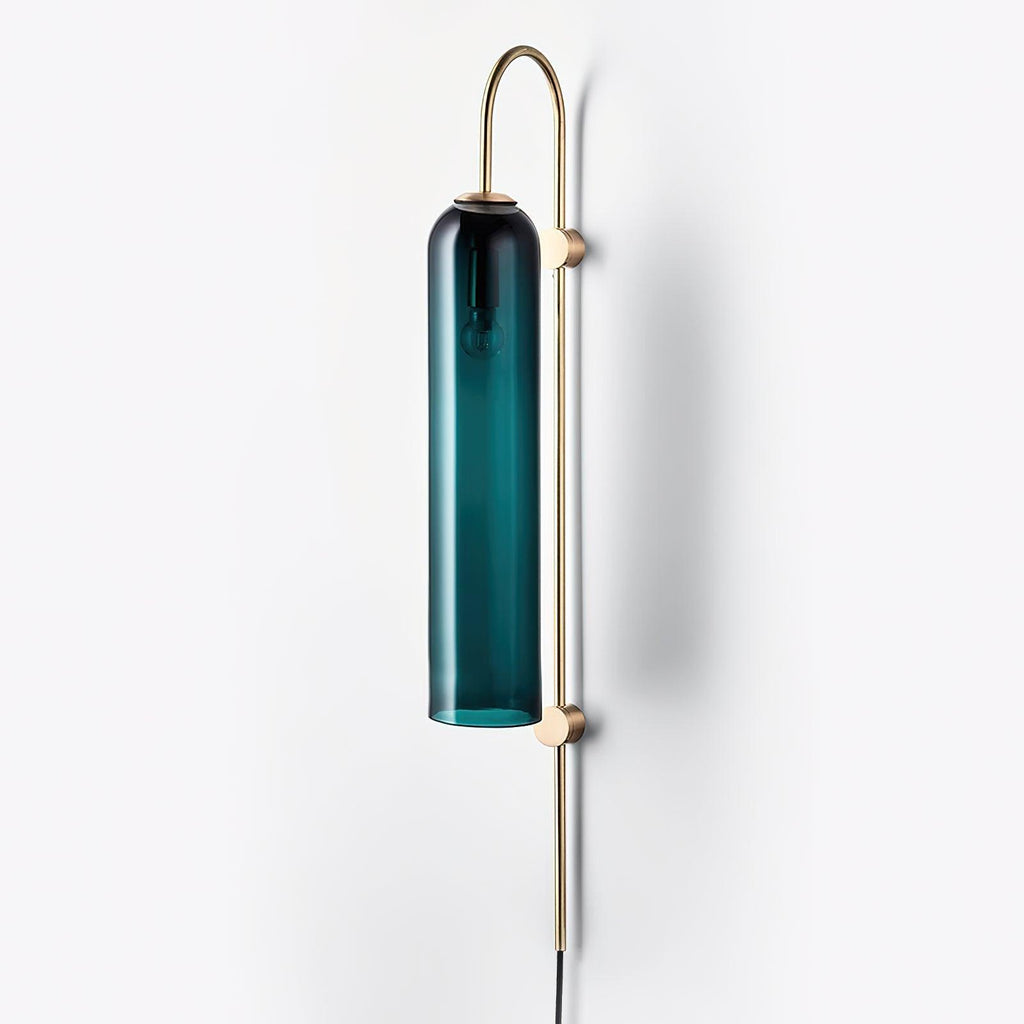 Modern Glass Plug-In Wall Lamp