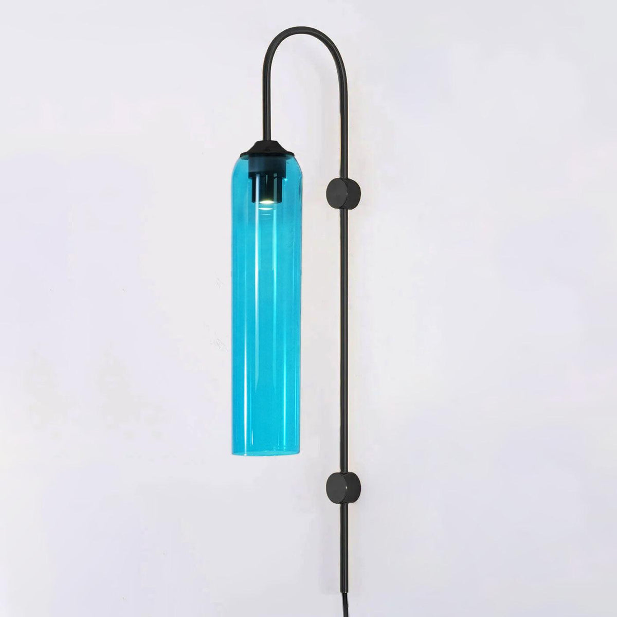 Modern Glass Plug-In Wall Lamp