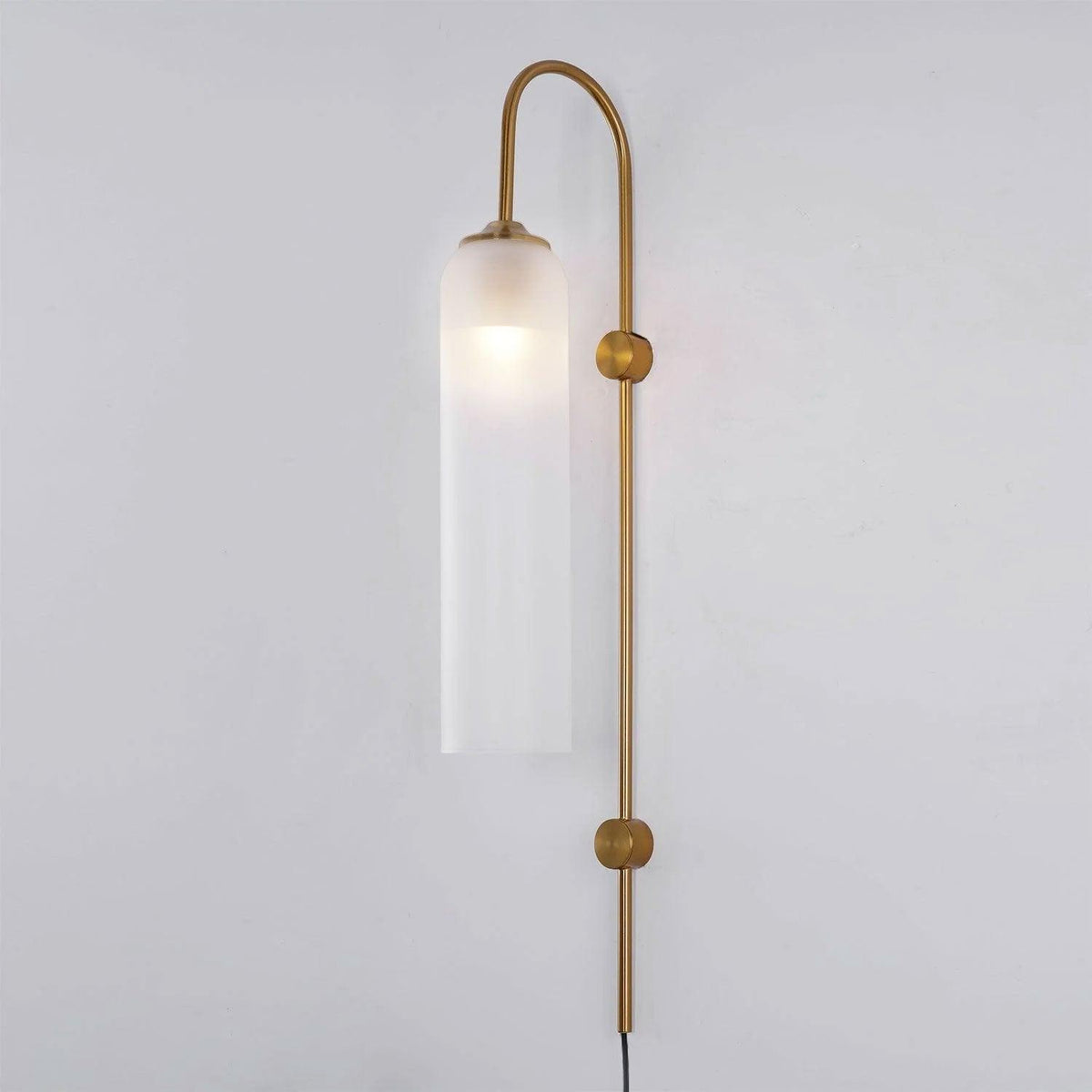 Modern Glass Plug-In Wall Lamp