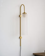 Modern Glass Plug - In Wall Lamp