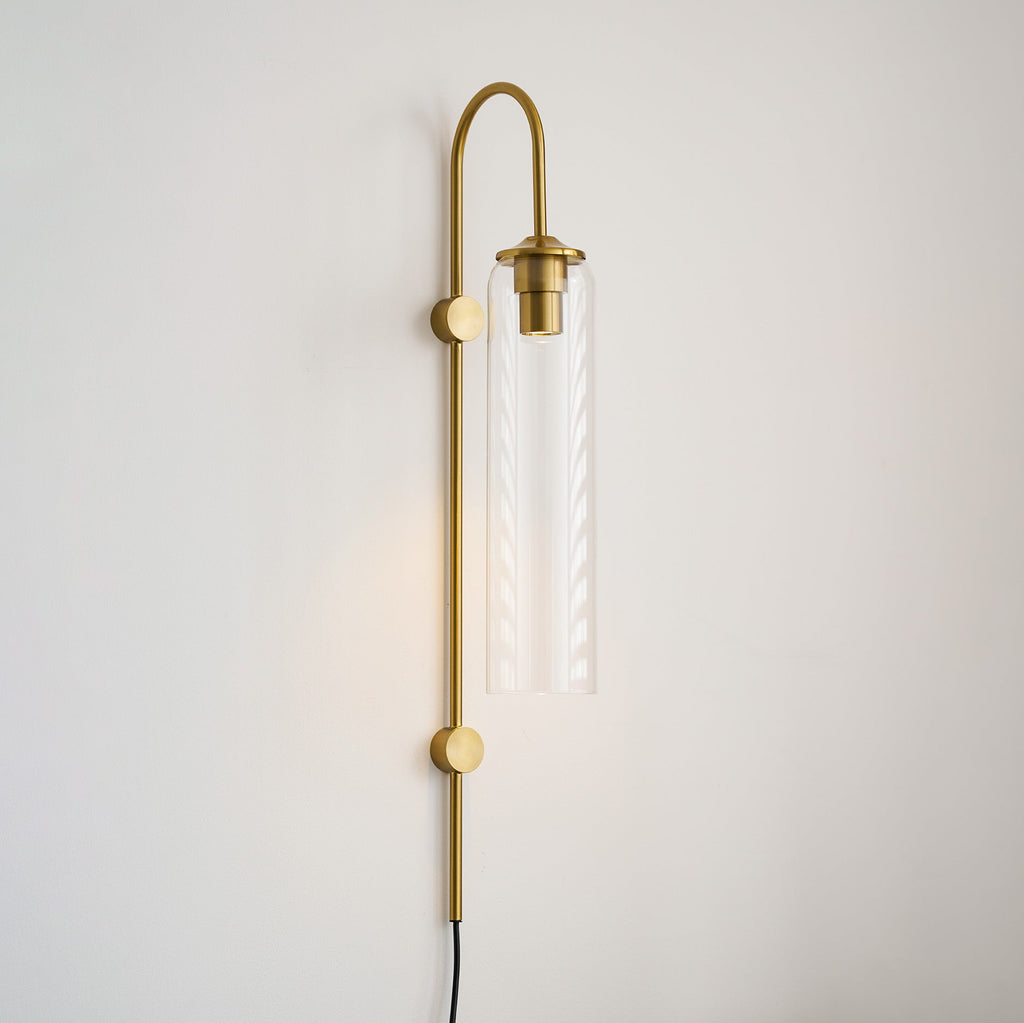 Modern Glass Plug - In Wall Lamp