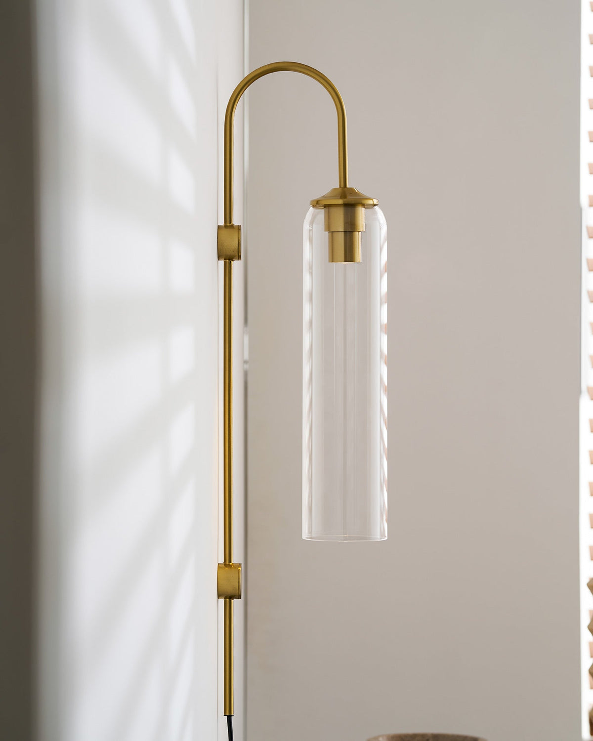 Modern Glass Plug - In Wall Lamp