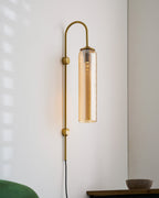 Modern Glass Plug - In Wall Lamp