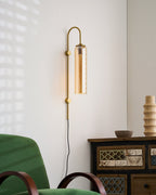 Modern Glass Plug - In Wall Lamp