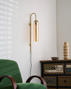 Modern Glass Plug - In Wall Lamp