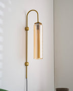 Modern Glass Plug - In Wall Lamp