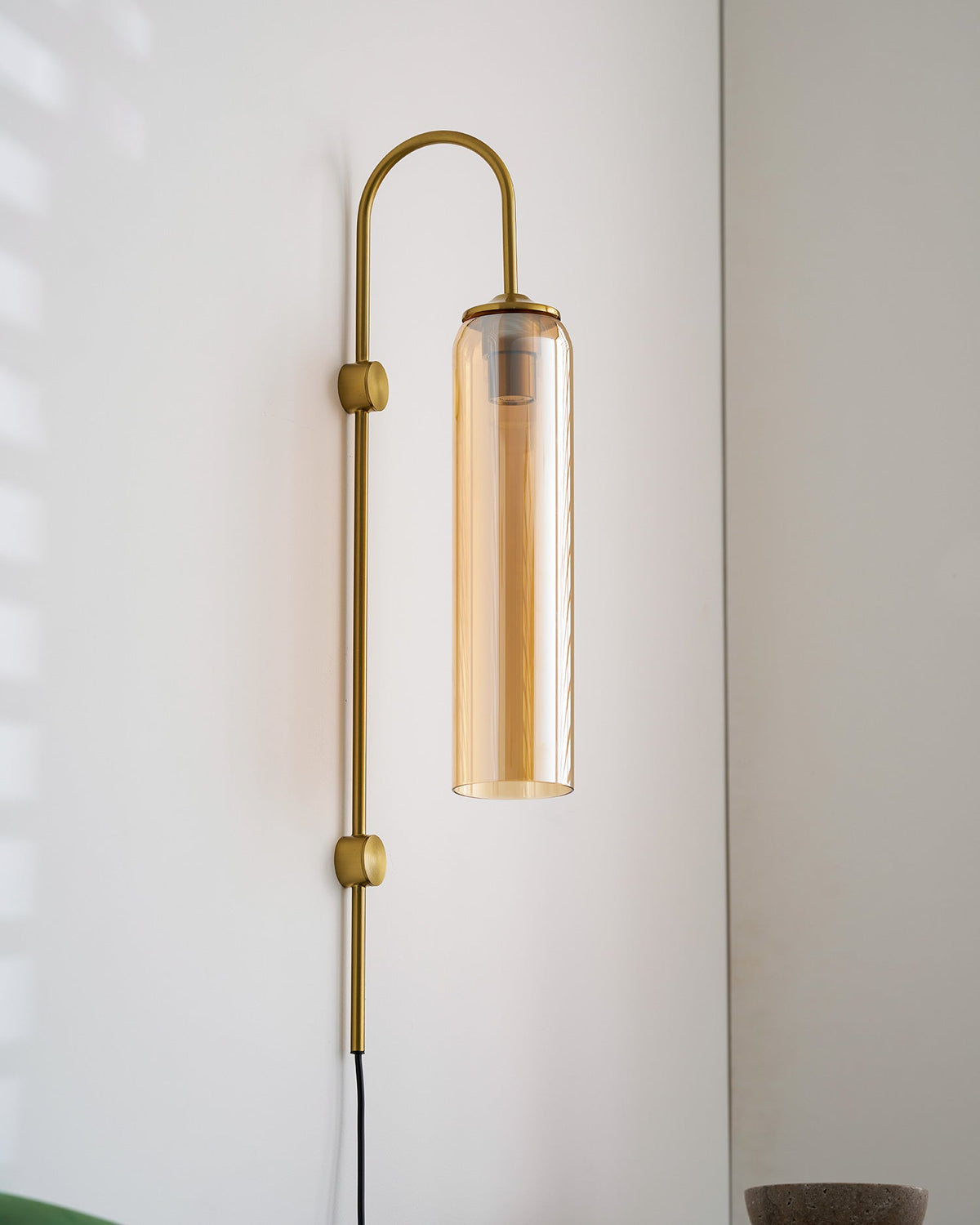 Modern Glass Plug - In Wall Lamp