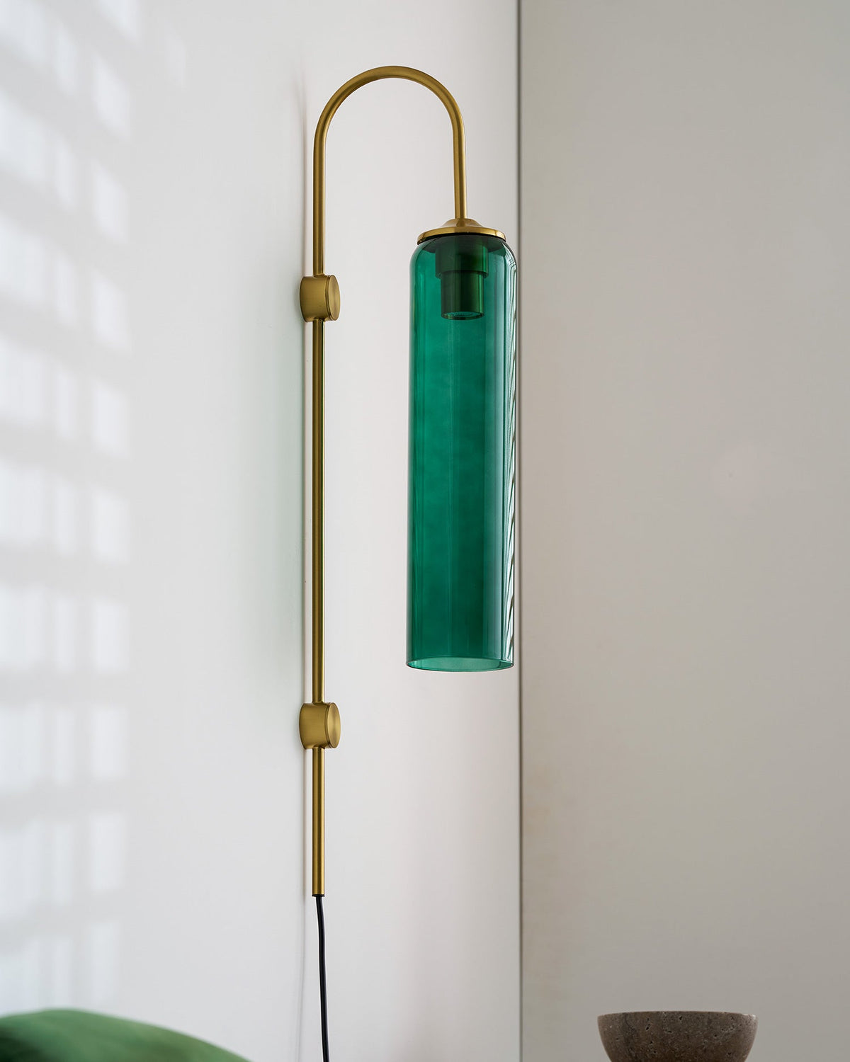 Modern Glass Plug - In Wall Lamp