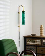 Modern Glass Plug - In Wall Lamp