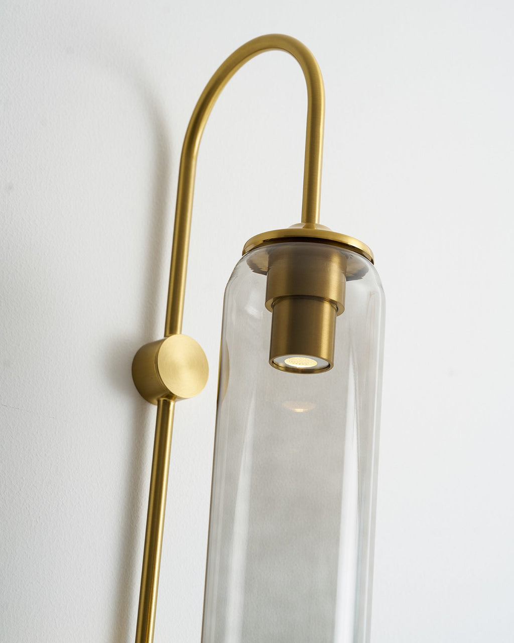 Modern Glass Plug - In Wall Lamp