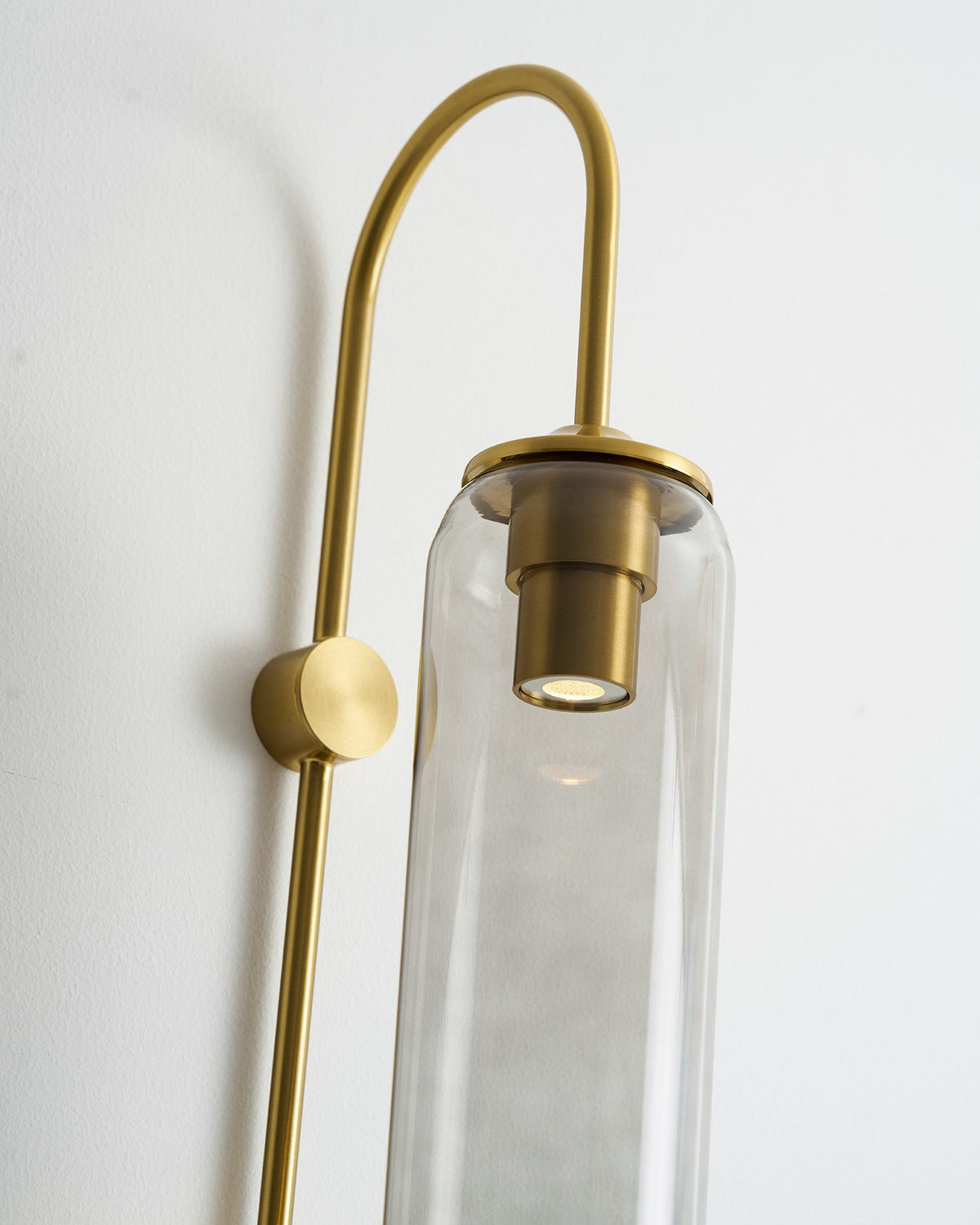 Modern Glass Plug - In Wall Lamp