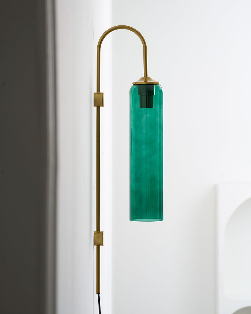 Modern Glass Plug - In Wall Lamp