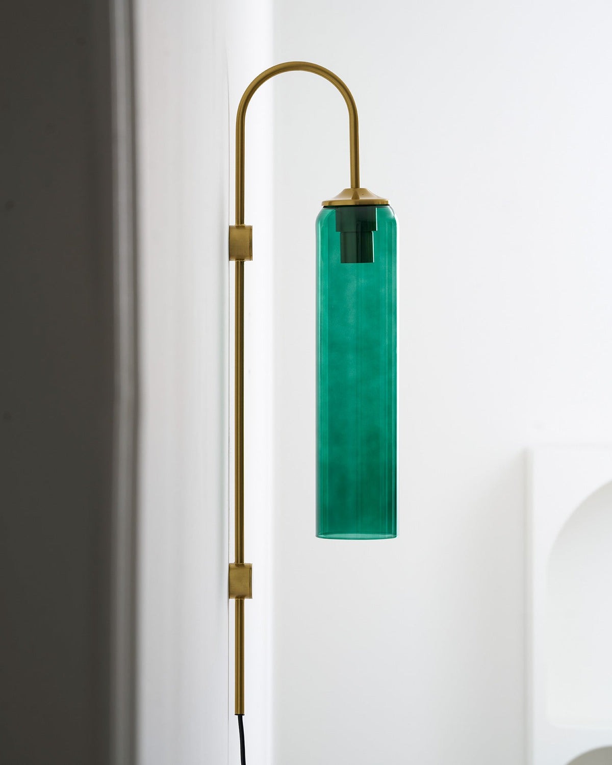 Modern Glass Plug - In Wall Lamp