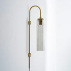 Modern Glass Plug - In Wall Lamp