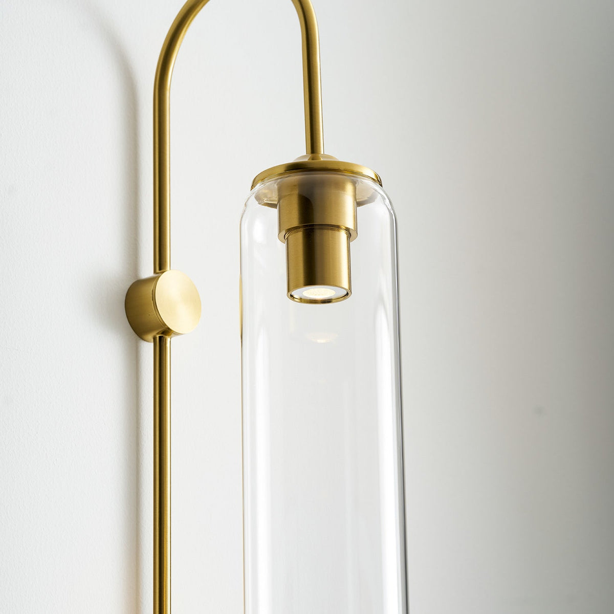 Modern Glass Plug - In Wall Lamp