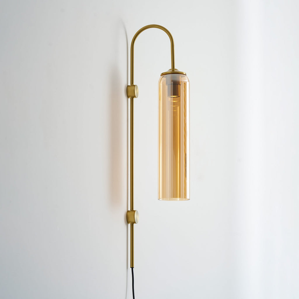 Modern Glass Plug - In Wall Lamp