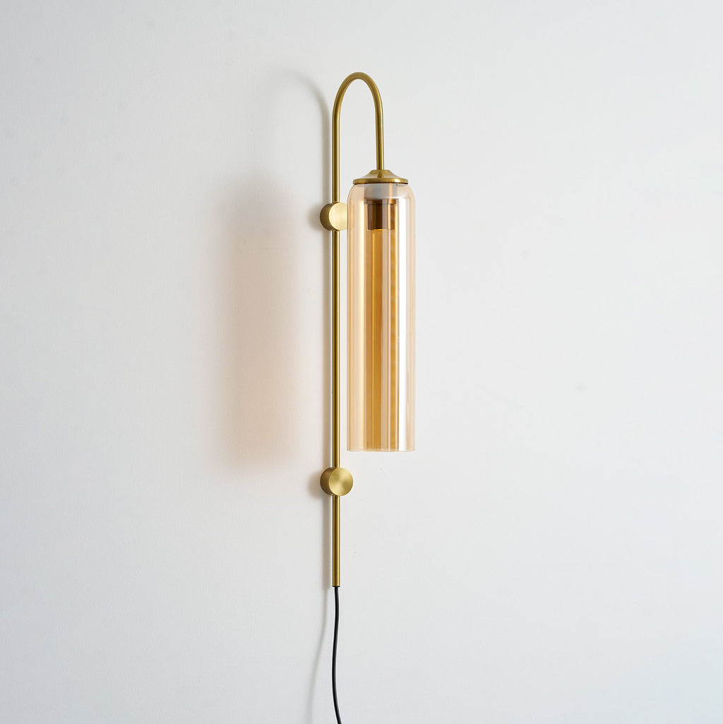 Modern Glass Plug - In Wall Lamp