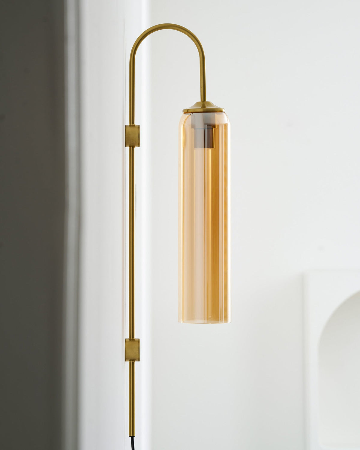 Modern Glass Plug - In Wall Lamp