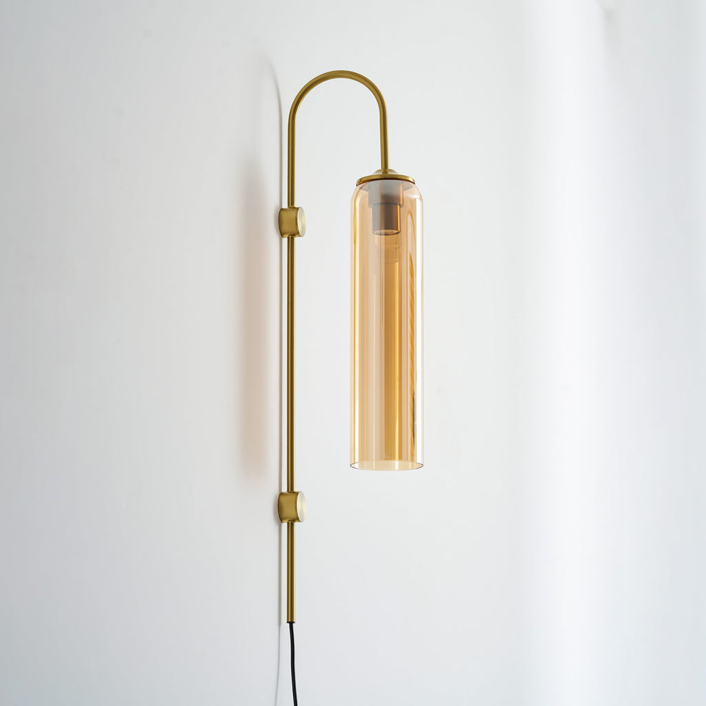 Modern Glass Plug - In Wall Lamp