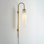 Modern Glass Plug - In Wall Lamp