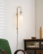 Modern Glass Plug - In Wall Lamp