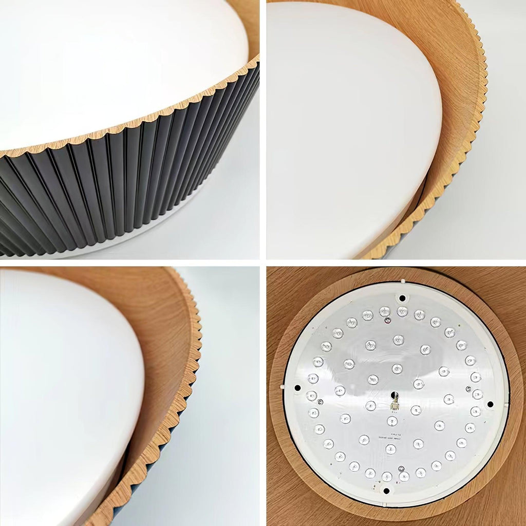 Modern Ribbed Pendant Light