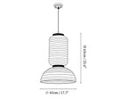 Modern Silk Pendant Light