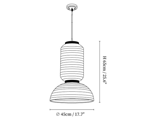 Modern Silk Pendant Light