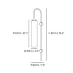 Alabaster Cylinder Wall Light