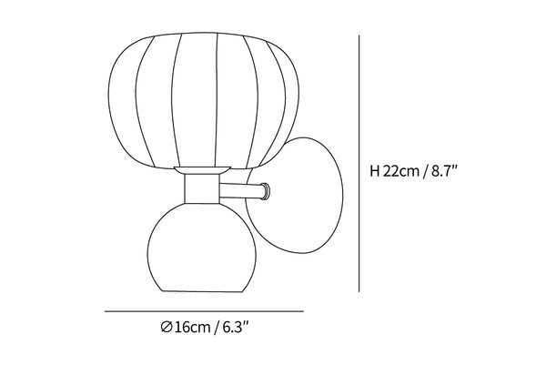 Moderno Cream Sconce