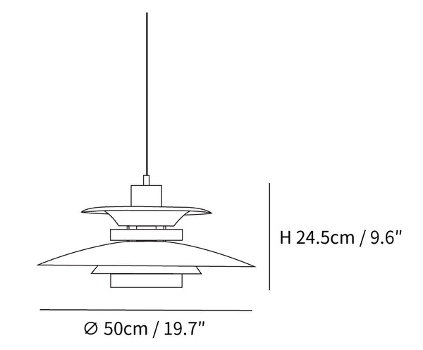 Modulo Layered Pendant Light