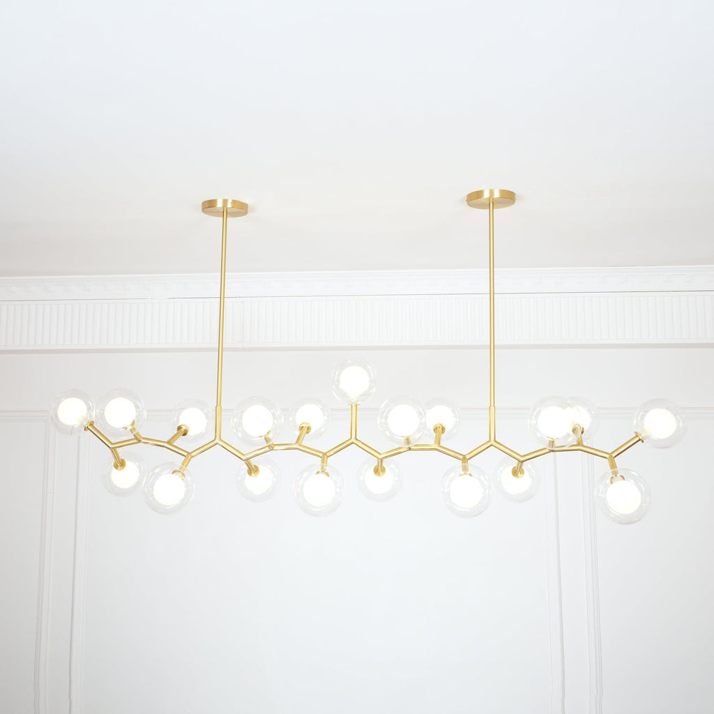 Molecular Glass Balls Chandelier