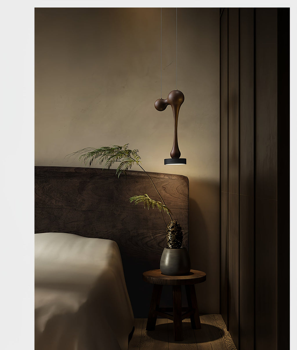 Molecule Wooden Pendant Light