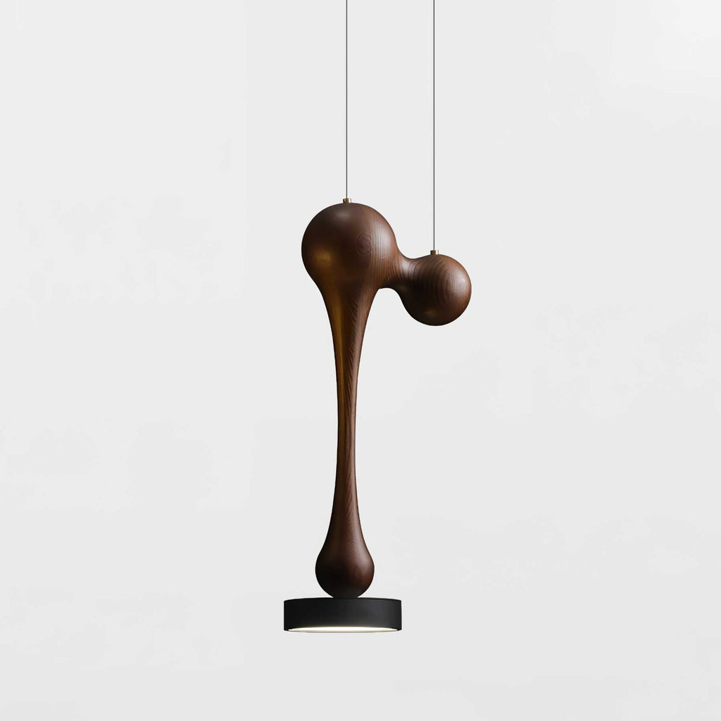 Molecule Wooden Pendant Light