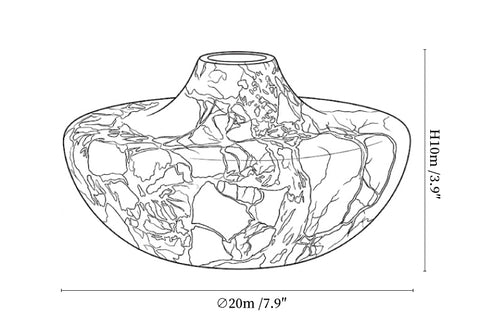 Monaco Marble Vase