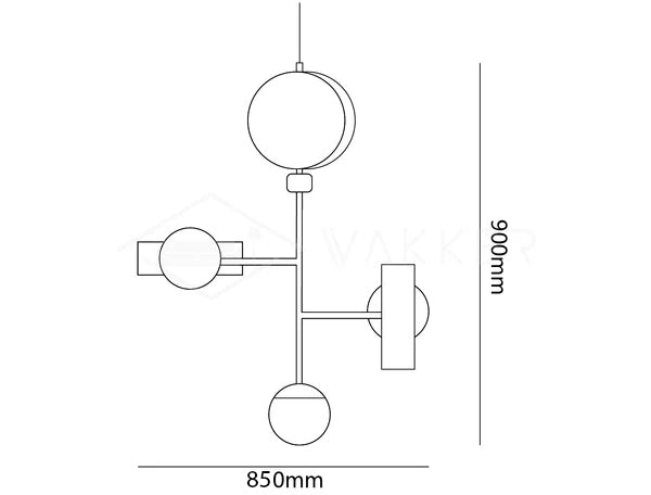 Monaco Suspension  Light