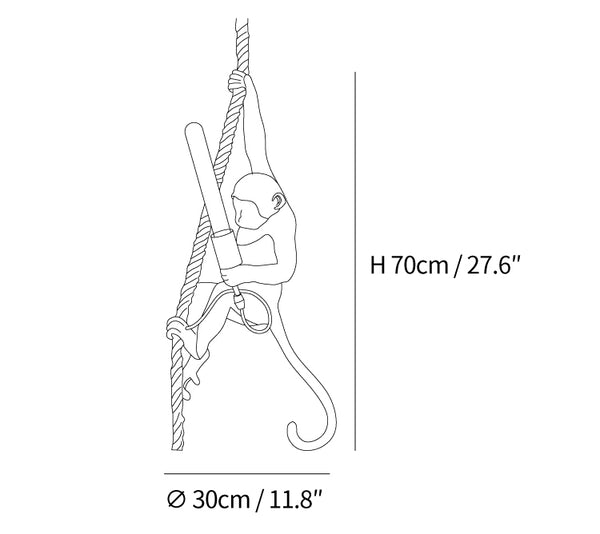 Monkey Pendant Lamp