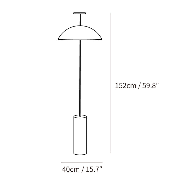 Monolith Dome Floor Lamp