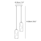 Monty  Alabaster Pendant Lamp