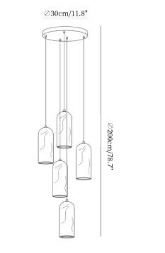 Monty  Alabaster Pendant Lamp