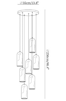 Monty  Alabaster Pendant Lamp