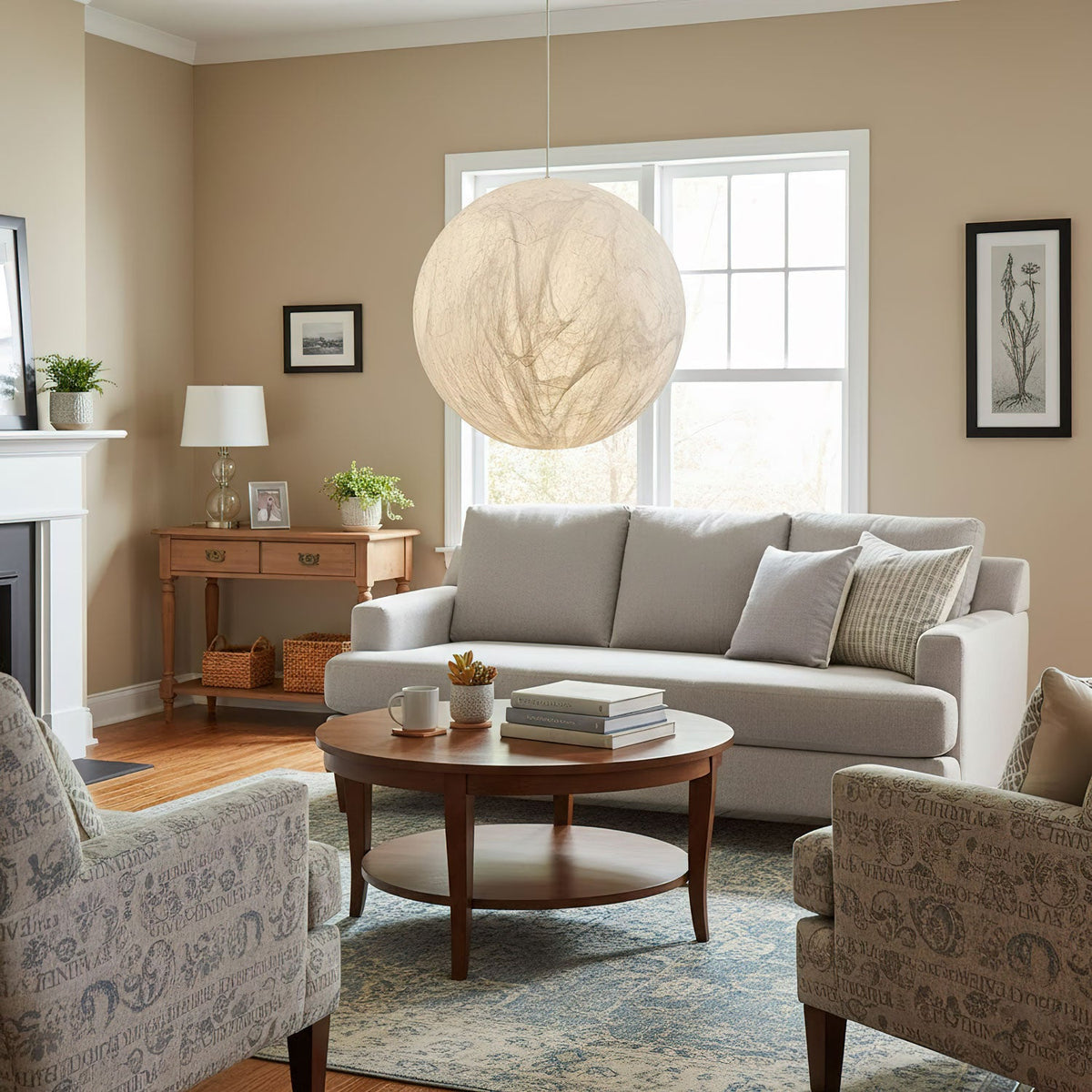 Moon Silk Pendant Lamp