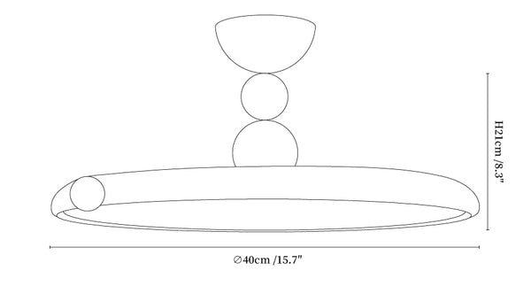 Moondrop Ceiling Lamp