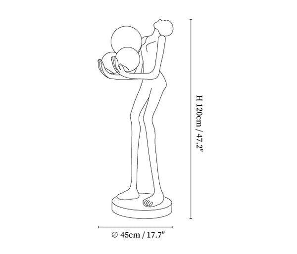 Moonlit Guardian Floor Lamp