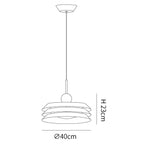 Morandi Layered Pendant Lamp