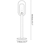 Mosaic Elegance Alabaster Floor Lamp
